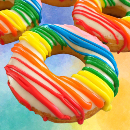 Rainbow Donut